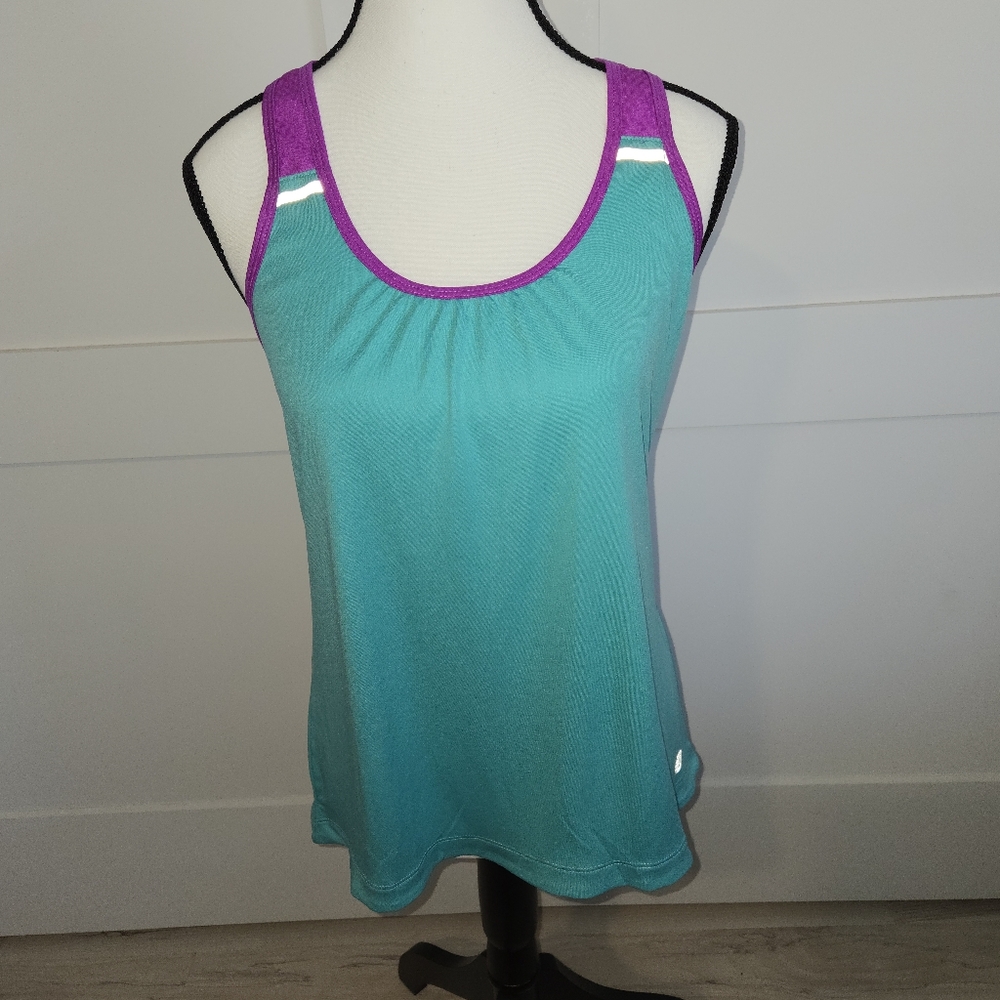 Teal and Purple Tank Top